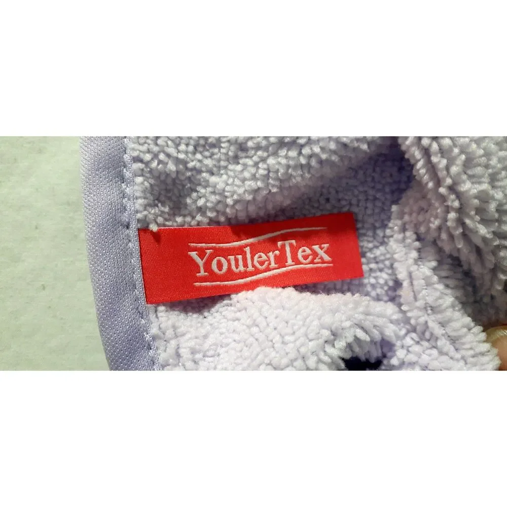 YoulerTex Microfiber Hair Towel Hair Wrap: 2 Pack 10X26